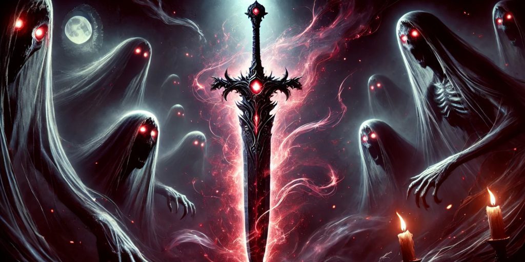Cursed sword