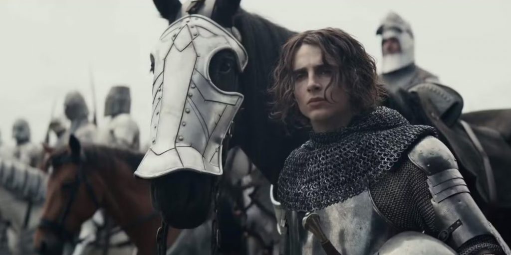 Timothee Chalemet in The King