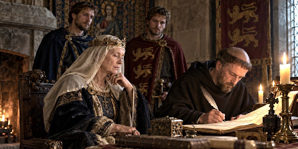 Queen Emma and the candlelit manuscript