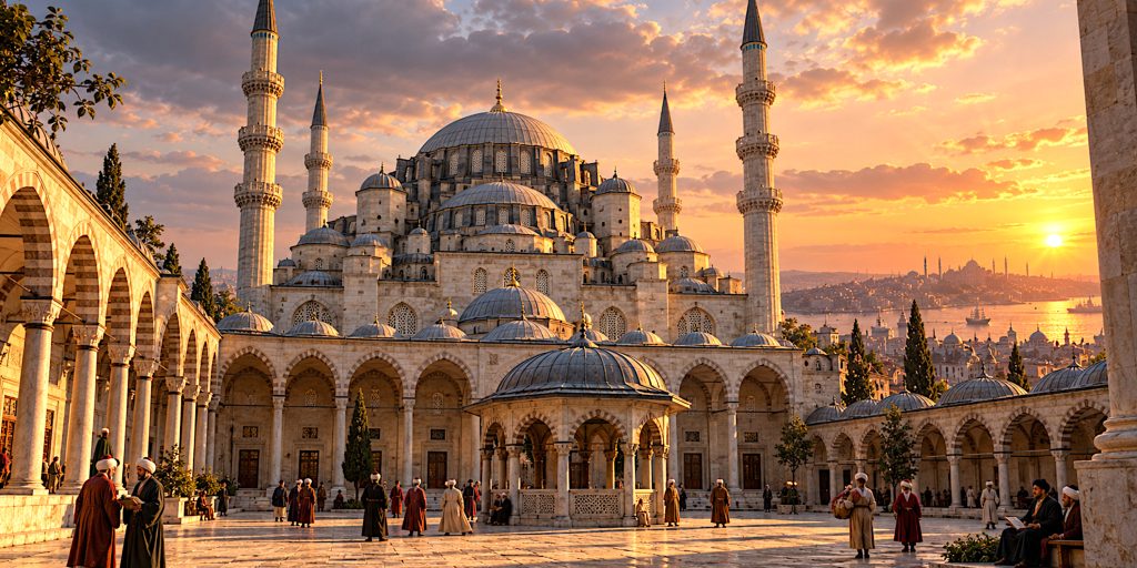 Süleymaniye Mosque courtyard