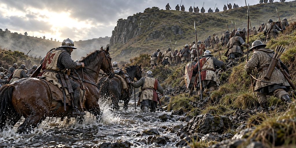 Men-at-Arms Cross Spott Burn